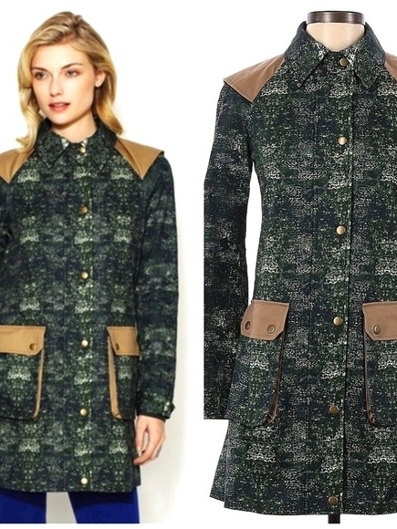 Gryphon Hamilton Green Patch Pocket Trench Coat Xs - Preppy Equestrian Designer
